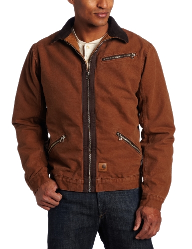 Carhartt Mens Sandstone Detroit Lined Jacket