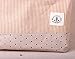 GreenForest Cotton Blend Linen Convenient Folding Storage Bin Basket With Totes,Closet Drawer ,Yellow Strips Polka Do(18.2x12.4x10.8Inches)