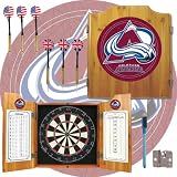 NHL Colorado Avalanche Dart Cabinet includes Darts and Board