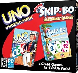 Uno: Undercover / Skip-Bo: Castaway Caper (Jewel Case)
