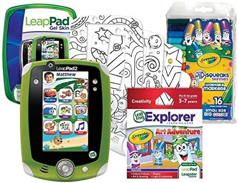 Leap Frog Leap Pad 2 Crayola Creativity Pack Bundle! (Includes LeapFrog LeapPad2 Learning Tablet with 4GB Memory plus Exclusive Bonus Crayola Accessories!)