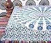 Labhanshi Indian Peacock Mandala Tapestry,Indian Wall Hanging,Hippie Indian Tapestry,Bohemian Wall Hanging,Queen Bedspread Throw Decor Art