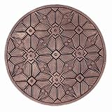 Set of 4 Lawn and Garden Stepping Stones - 3 Colors - Orbit Design