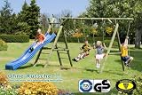 Doppel - Schaukel Classic 5.2 mit Kletterseil