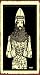 Knight In Chainmail Sign, Size 8