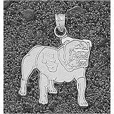 LogoArt Mississippi State Bulldogs Sterling Silver Team Logo Pendant