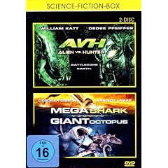 Trash Asylum Box - AVH Alien vs. Hunter & Mega Shark vs. Giant Octopus [2 DVDs]