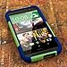 Empire MPERO IMPACT X Series Kickstand Case for The All New HTC One M8 - Retail Packaging - Blue/Green