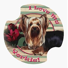 Yorkshire Terrier Carsters - Coasters for Your Car by Thirstystone Resources, Inc. Creative Ventures