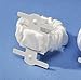 Darice VL58109, Satin Covered Wrist Kaber Clip, 1-Piece, Pearl