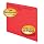 Smead Jacket, Letter, Straight, Flat, Red, 100 per Box (75509)