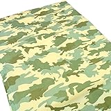 国産 【 日本製 】 ベビー 掛け 布団 カバー ファスナー タイプ 110×150cm お昼寝 布団 カバー カモフラ グリーン