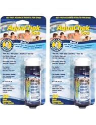 From Amazon.com. Click for details:
 2-Pack AquaChek Spa 6-in-1 Hot Tub Water Test Strips - 2 x 50 ct. Bottles (100 tests total) 2-Pack AquaChek Spa 6-in-1 Hot Tub Water Test Strips - 2 x 50 ct. Bottles (100 tests total)