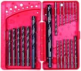 Vermont American 12220 20 Piece 1/8-Inch to 1/2-Inch Black Oxide Twist Drill Bit Assortment in Plastic Case