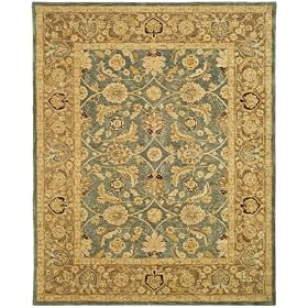 Safavieh Anatolia AN549B Blue 9' x 12' Handmade Hand-Spun Wool Area Rug by Safavieh