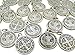 Lot of 50 Saint St Benedict of Nursia Patron Against Evil Medal Pendant, 1 1/4 Inch