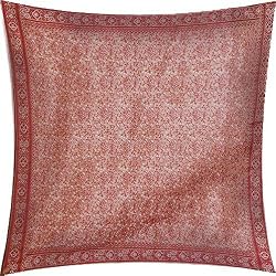 ShalinCraft Pillow Covers Living Room Decor India Christmas Gifts Silk Fabric 20x20 inches