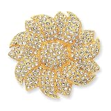 Jacqueline Kennedy Sunflower Brooch