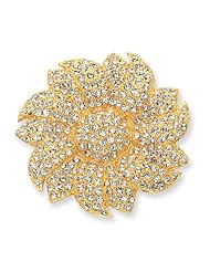 Jacqueline Kennedy Sunflower Brooch