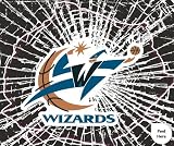 Washington Wizards Shattered Mini-Cutz Window Decal