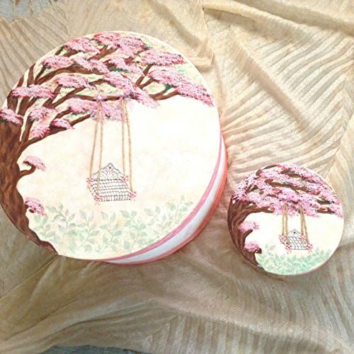 Keepsake box, memory box set, Christening set, baptism box, baby gift, hatbox set, personalised gift, customizable name,"Fairytale Swing", personalized box, handpainted box