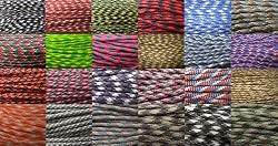 Camouflage Nylon Military Paracord 550 lbs Type III 7 Strand Utility Cord Rope 100 Feet