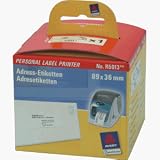Avery R5013 Personal Label Printer Roll 89 x 36 mm Labels [Thermal, 280 Labels]