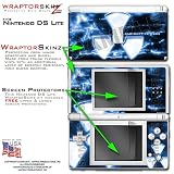 Nintendo DS Lite Radioactive Blue WraptorSkinz TM Skin Kit by TuneTattooz TM
