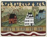 Small Cutting Board ~ No Place Like Home ~ made of tempered glass ~ code 044