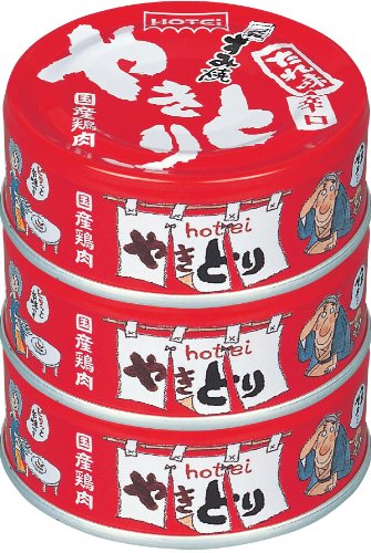 ホテイ やきとりたれ味辛口 3缶シュリンク 85g×3個