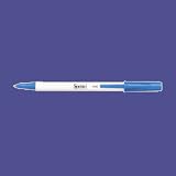 Ballpoint Pen, Fine Point, White Barrel/Red Ink