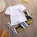 Little Girls Never Grow Up T-Shirt and Maple Leaves Pants Outfit (80(6-12M))