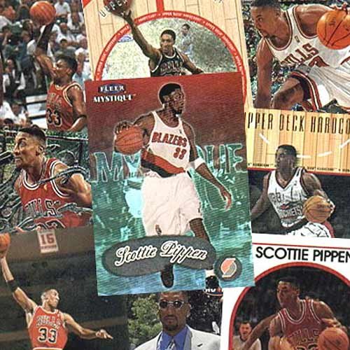 Chicago Bulls Scottie Pippen Trading Card Set
