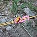 KINGLAKE® 10 Pcs Aluminum Guyline Cord Adjuster Tent Tensioners Rope Adjuster for Tent Hiking Camping Small Size Red