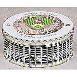 Rawlings Sports Accessories Slim Wallet w/Baseball Park Gift Tin (Busch Stadium-Tan)