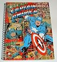 Marvel Heroes Captain America Themed college ruled subject notebook