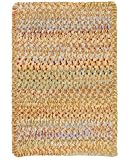 Capel Grand Le Fleur 0425 2 x 4 Marigold Braided Oval Area Rug Capel Grand Le Fleur 0425 2 x 4 Marigold Braided Oval Area Rug