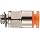 SMC KQ2H Push-to-Connect Tube Fitting, Adapter, Nickel Plated Brass Body, Tube OD x UNF Male, With Gasket, Inch