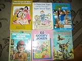 6 Book Lot Junior Readers (102 Goofy Jokes, Encyclopedia Brown Carries On, The Detective Stars and the Case of the Super Soccer Team, The Case of the Dead Eagles, Encyclopedia Brown and the Case of the Two Spies, The Case of the Secret Scribbler)