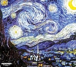 WOW!PAD 7.5" x 8.5" Masters Series Mouse Pad--Starry Night by Van Gogh ( 78MS81-002 )