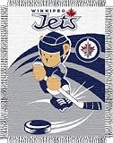NHL Atlanta Thrashers 36-Inch-by-46-Inch Woven Jacquard Baby Throw