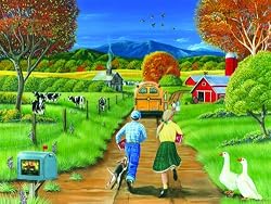 Late for the Bus (400 Piece Puzzle)