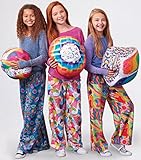 iscream Big Girls' Heavyweight Fun Print Plush Fleece Pants