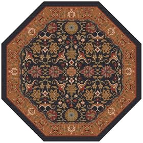 Stainmaster® Kamil Rug - Ebony (77" Octagon)