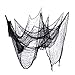 CAMTOP Black Creepy Cloth Spooky Halloween Cloth for Haunted Houses Party Outdoor Decorations (Black - 2Pack)