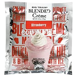 Big Train Blended Creme, Strawberry, 2.8-Ounce Bags (Pack of 25)
