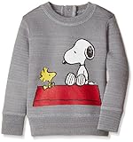 SNOOPY プリントトレーナー スヌーピー 90㎝ グレー 90650