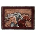 Throw - Three Horses (68x51")