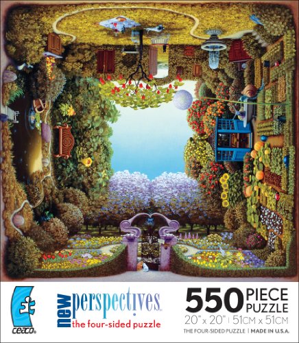 new perspectives chrissys garden the four sided jigsaw puzzle 550 pieces cheap price