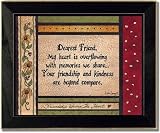 FRIEND FRIENDSHIP Poem Gift Linda Spivey Framed Print
